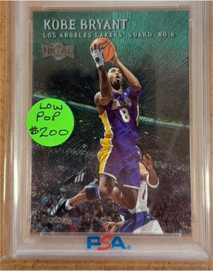 1999 Skybox Metal #115 Kobe Bryant — front