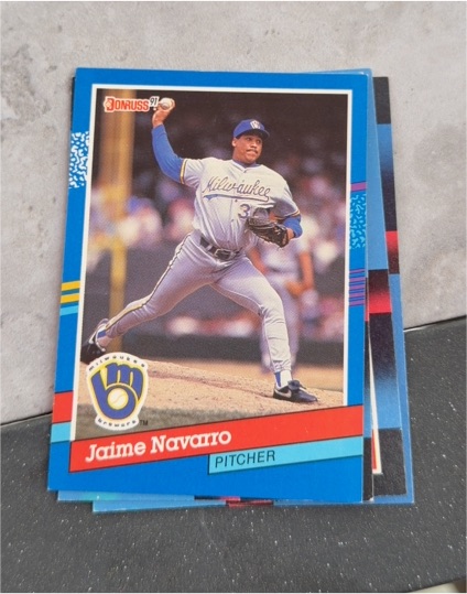 1991 Donruss #216 Jaime Navarro — front