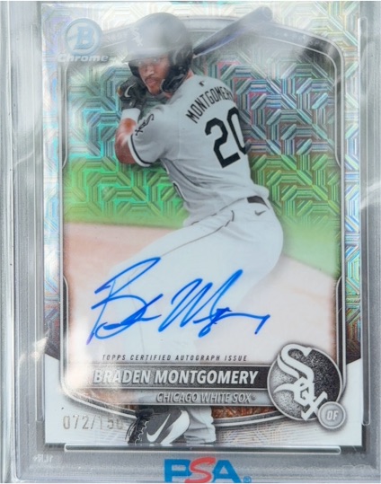2025 Bowman Chrome #BMA-BM Braden Montgomery — front