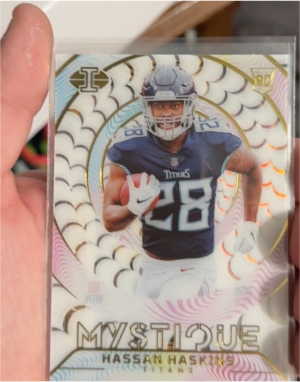 2022 Panini Illusions Mystique #M-26 Hassan Haskins Rookie Card — front