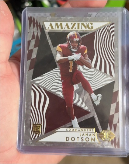 2022 Panini Illusions #A-24 Jahan Dotson Amazing Rookie — front
