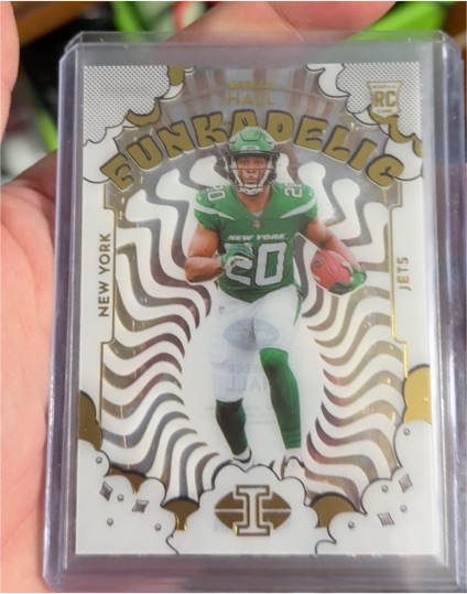 2022 Panini Illusions #F-20 Breece Hall Funkadelic — front