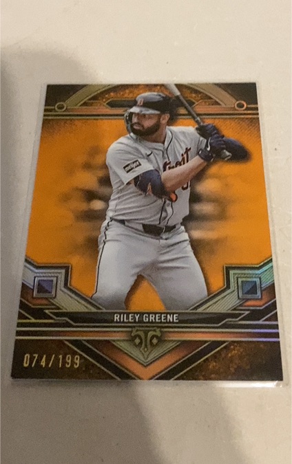 2024 Topps Triple Threads #164 Riley Greene — front