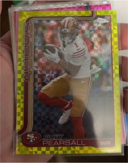 2025 Topps Chrome #261 Ricky Pearsall — front