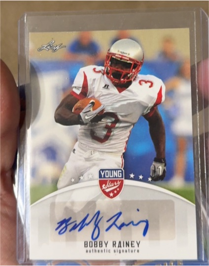 2012 Leaf Young Stars #BR1 Bobby Rainey — front