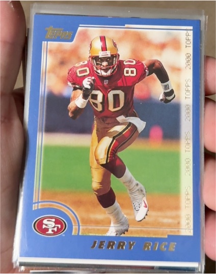 2000 Topps #310 Jerry Rice — front