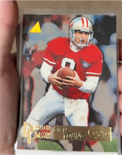 1995 Pinnacle Pinnacle Passer #194 Steve Young — front