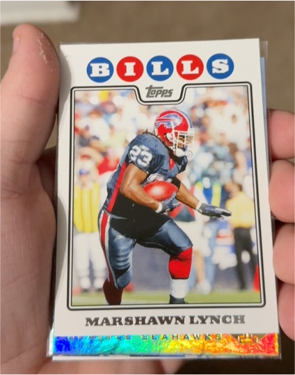 2008 Topps #79 Marshawn Lynch — front