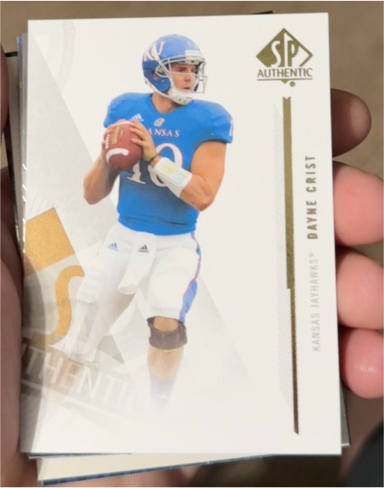 2013 SP Authentic #3 Dayne Crist — front