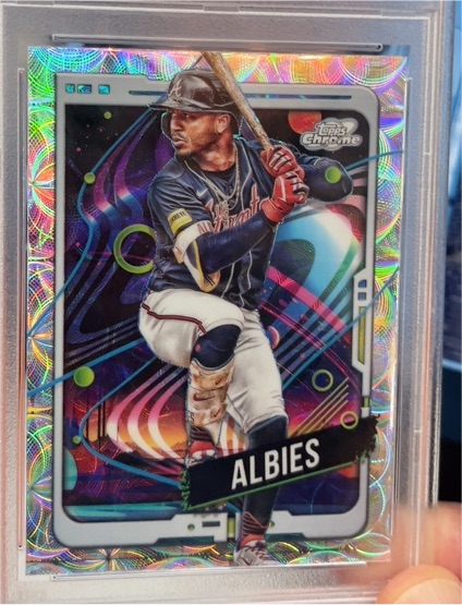 2024 Topps Cosmic Chrome #166 Ozzie Albies — front