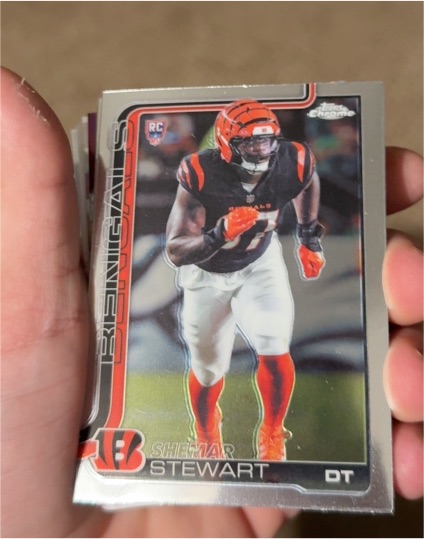 2025 Topps Chrome #363 Shemar Stewart — front