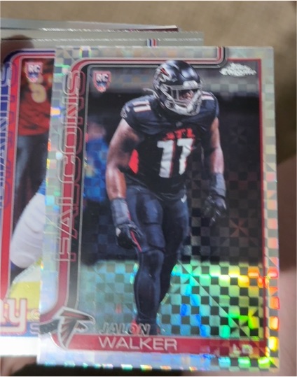 2025 Topps Chrome #354 Jalon Walker — front
