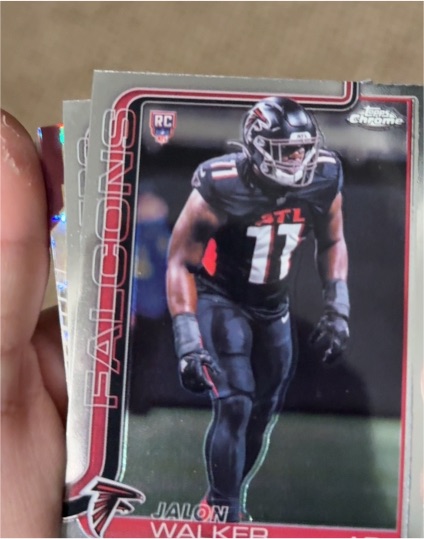 2025 Topps Chrome #354 Jalon Walker — front