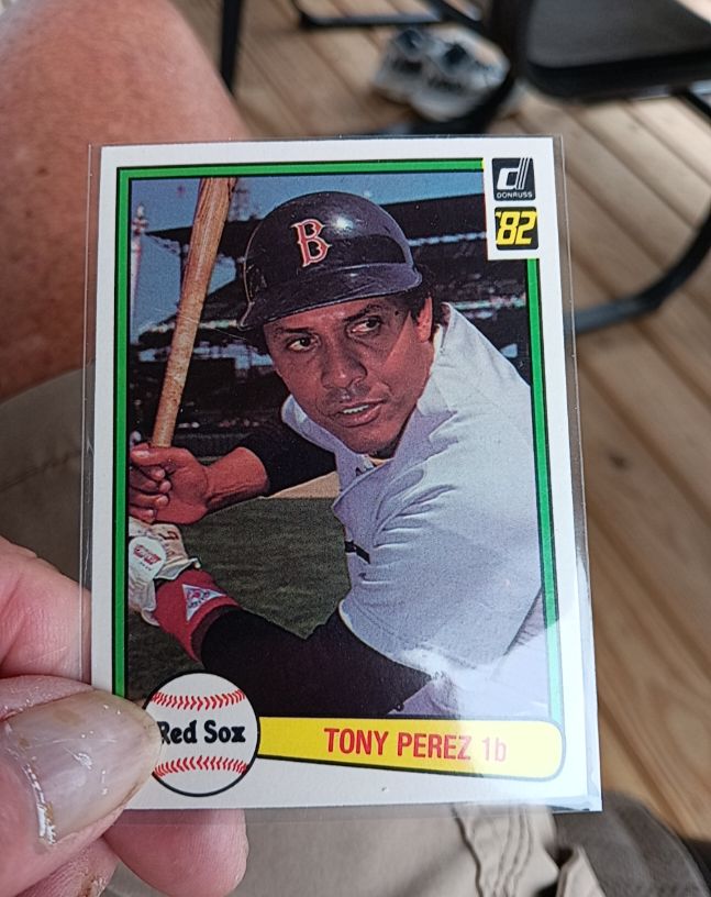 1982 Donruss #408 Tony Perez — front
