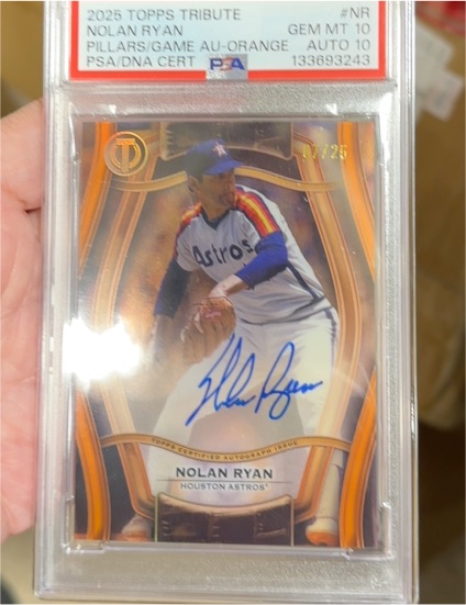 2025 Topps Tribute #NR Nolan Ryan — front