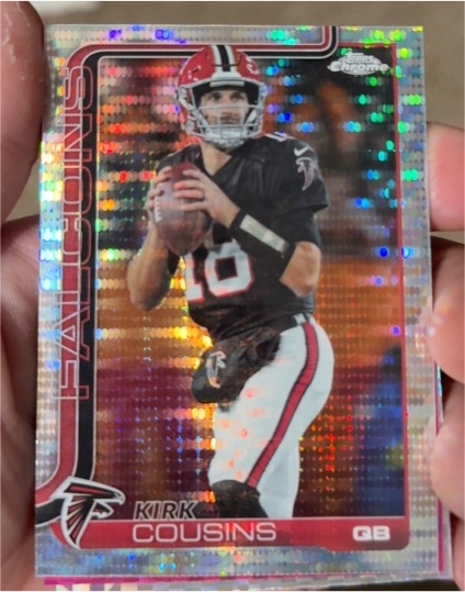 2025 Topps Chrome #13 Kirk Cousins — front