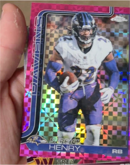 2025 Topps Chrome #25 Derrick Henry — front