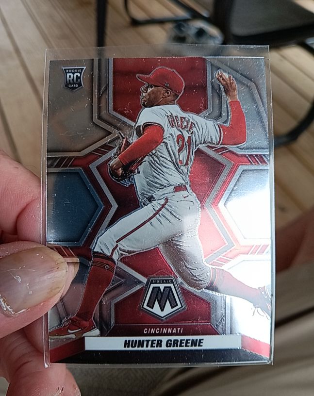 2022 Panini Mosaic #275 Hunter Greene — front