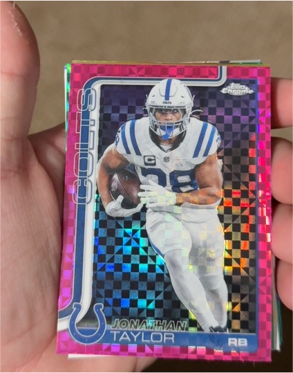 2025 Topps Chrome #130 Jonathan Taylor — front