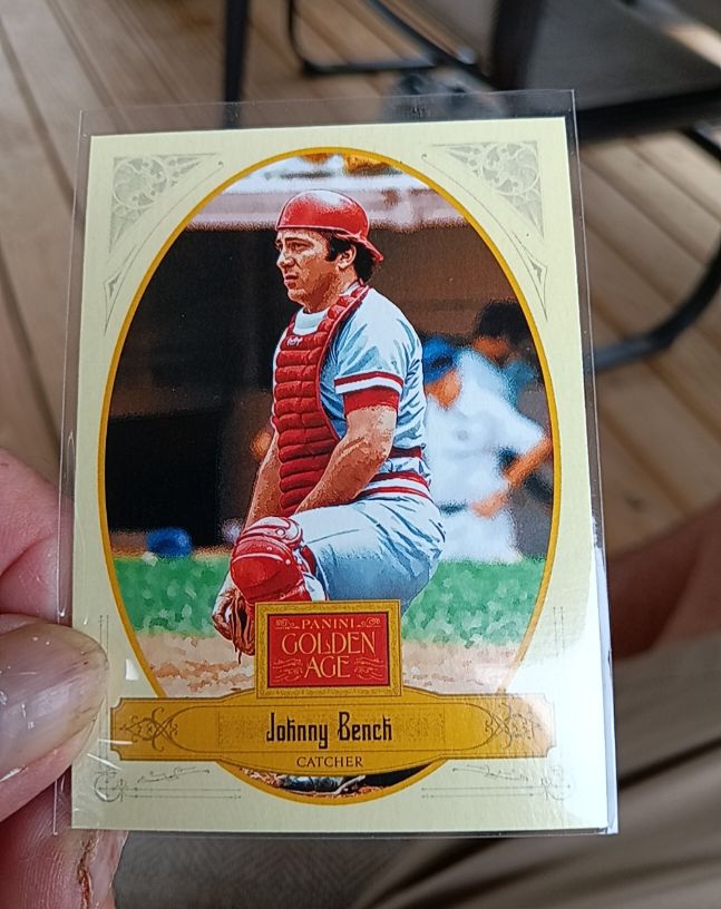 2012 Panini Golden Age #117 Johnny Bench — front