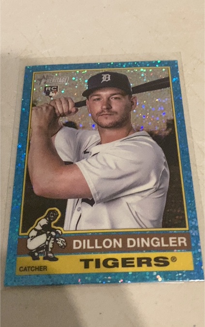2025 Topps Heritage Chrome #130 Dillon Dingler — front