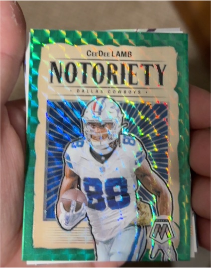 2024 Panini Mosaic Notoriety #3 CeeDee Lamb — front