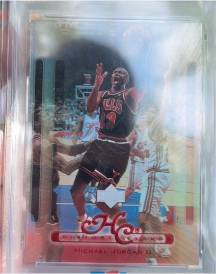 1999 Upper Deck History Class #HC1 Michael Jordan — front
