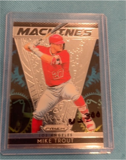 2019 Panini Prizm Machines #M1 Mike Trout — front