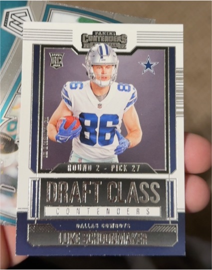 2023 Panini Contenders Draft Class #16 Luke Schoonmaker — front