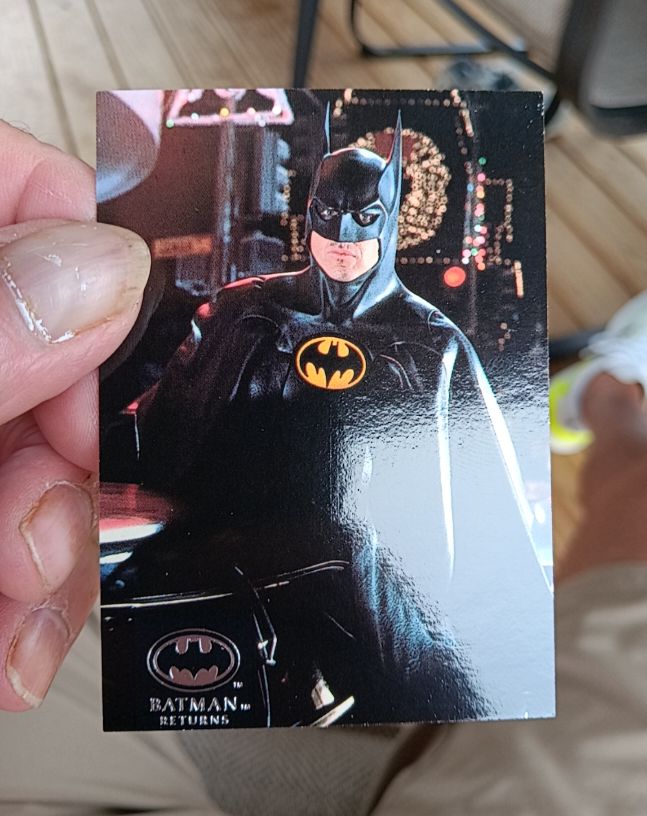 1992 Topps Stadium Club Batman Returns #9 Batman — front