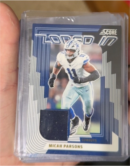 2025 Panini Score Zoned In #ZON-MPS Micah Parsons — front