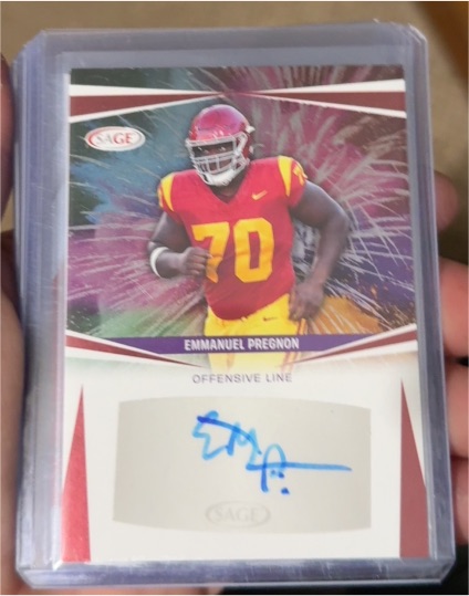 2025 Sage Low Series Autograph #A-EP2 Emmanuel Pregnon — front