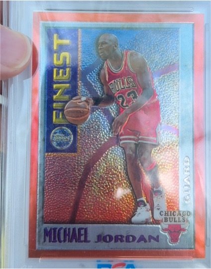 1995-96 Topps Finest Mystery #M1 Michael Jordan — front