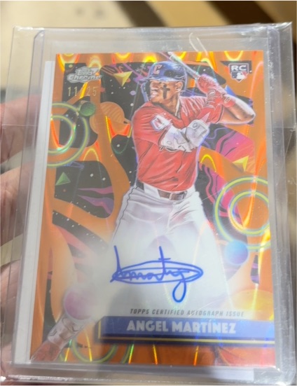 2025 Topps Cosmic Chrome #CCA-AM Angel Martinez — front