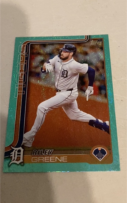 2025 Topps Chrome #34 Riley Greene — front