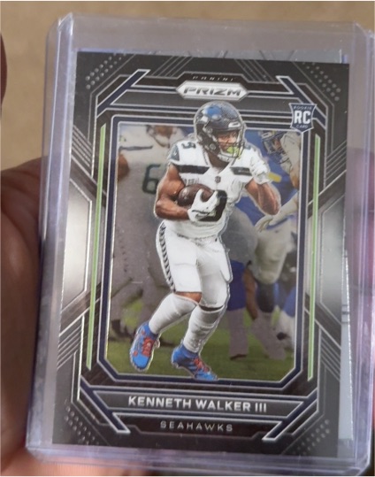 2022 Panini Chronicles Prizm Black #PB-19 Kenneth Walker III — front