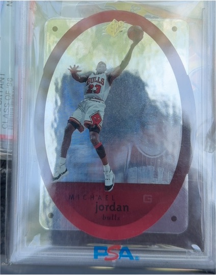 1996-97 Upper Deck SPx #8 Michael Jordan — front