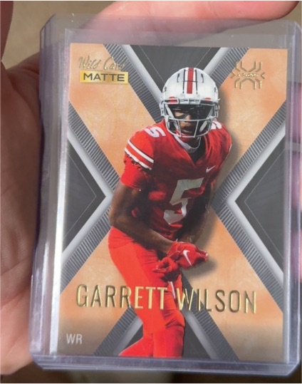 2022 Wild Card Matte X-Plode #MXP-16 Garrett Wilson — front