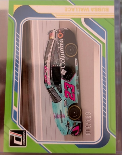 2026 Donruss Rides Carolina Blue #166 Bubba Wallace — front