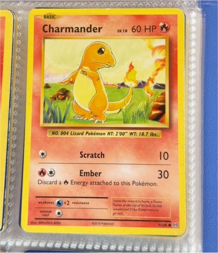 2016 Pokémon TCG Evolutions #9 Charmander — front
