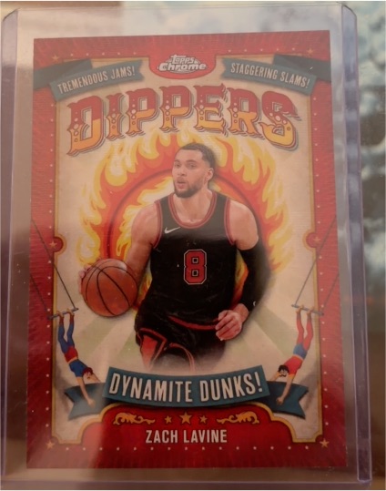 2024-25 Topps Chrome #D-2 Zach LaVine Dippers Dynamite Dunks — front