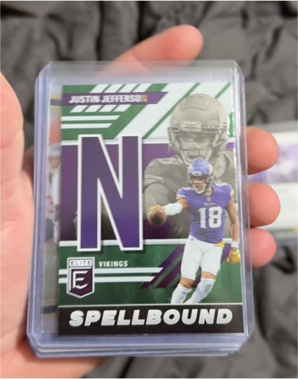 2023 Panini Donruss Elite Spellbound #SB-JJ6 Justin Jefferson — front