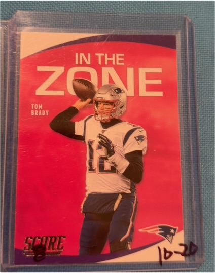 2020 Score In the Zone #IZ-TB Tom Brady — front