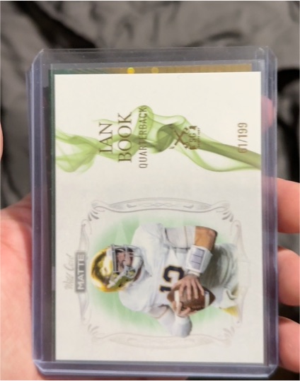 2021 Wild Card Matte #MSG-10 Ian Book Smoking Guns — front