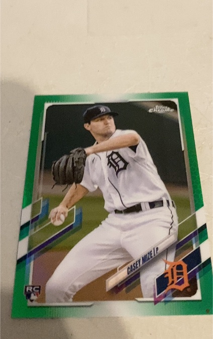 2021 Topps Chrome #4 Casey Mize RC — front