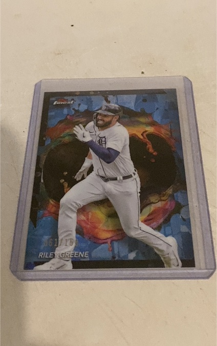 2024 Topps Finest #207 Riley Greene — front