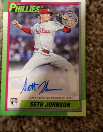 2025 Topps Update #90B2-SJ Seth Johnson — front