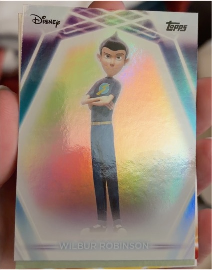 2026 Topps Disney Neon #141 Wilbur Robinson Rainbow Foil — front