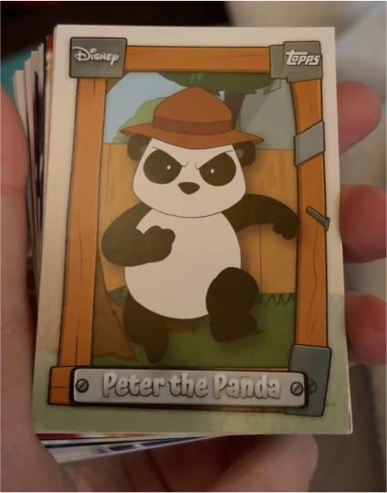 2026 Topps Disney Neon Phineas & Ferb #P&F-19 Peter the Panda — front