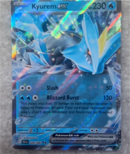 2025 Pokémon Scarlet & Violet #028 Kyurem EX — front